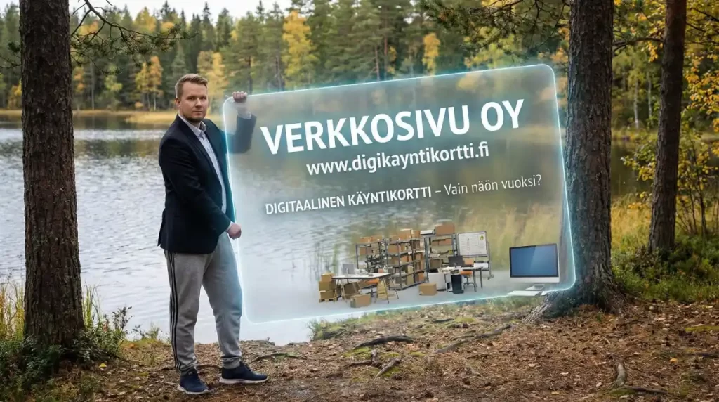 Yrityksen verkkosivut vain käyntikortti