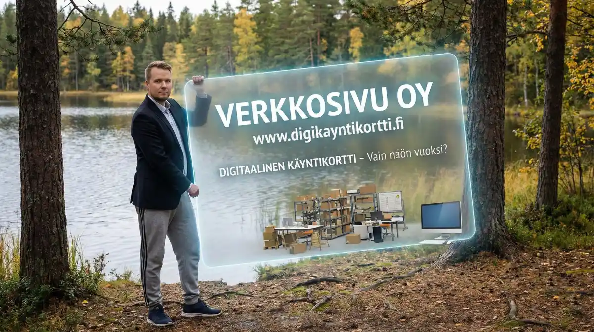 Yrityksen verkkosivut vain käyntikortti