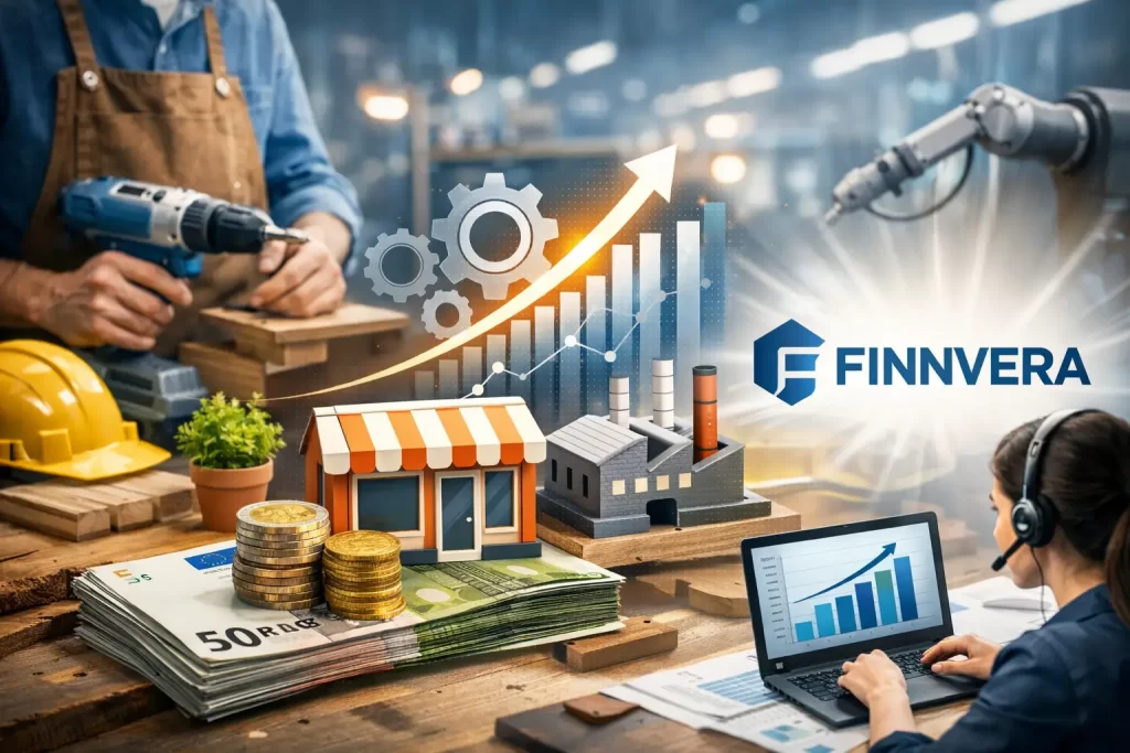 Finnvera tukee pienyrittäjää