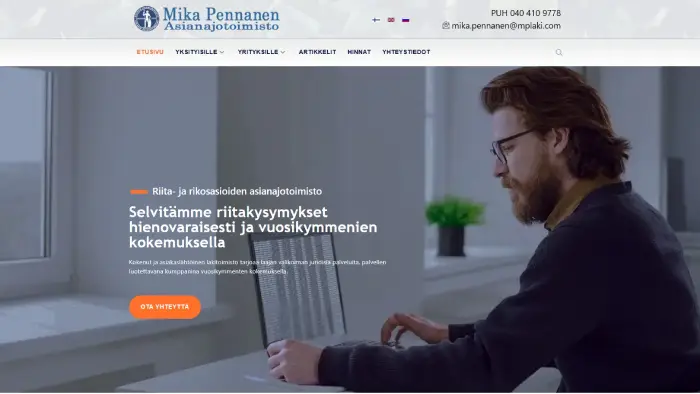 riita ja rikosasioiden asianajotoimisto asianajotoimisto mika pennanen oy